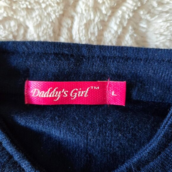 Cashmere Midnight Blue Kashmiri Pheran Tunic w/Aari Embroidary Size L - Picture 6 of 8